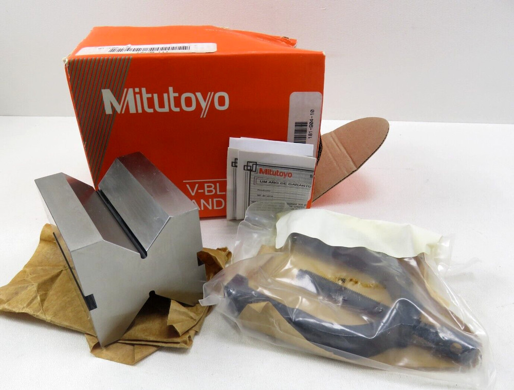 Mitutoyo 181-904-10 V Block & Clamp