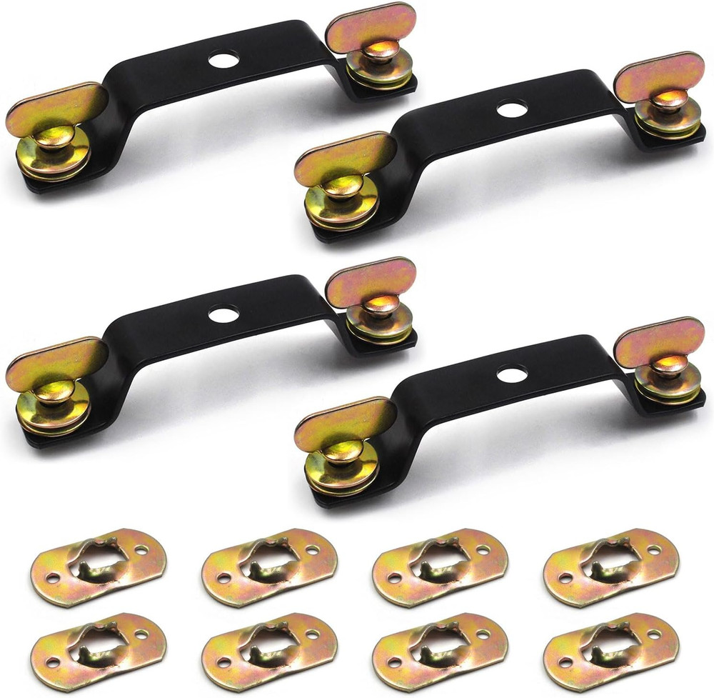 4 Pack Moving Head Light Bridge Connector Truss Clamp Bracket Quick Lock Spacing