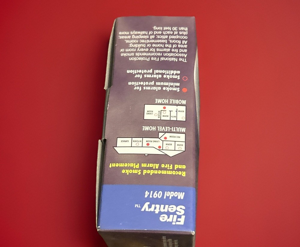 Fire Sentry Micro Profile Smoke & Fire Alarm Model #0914 New!