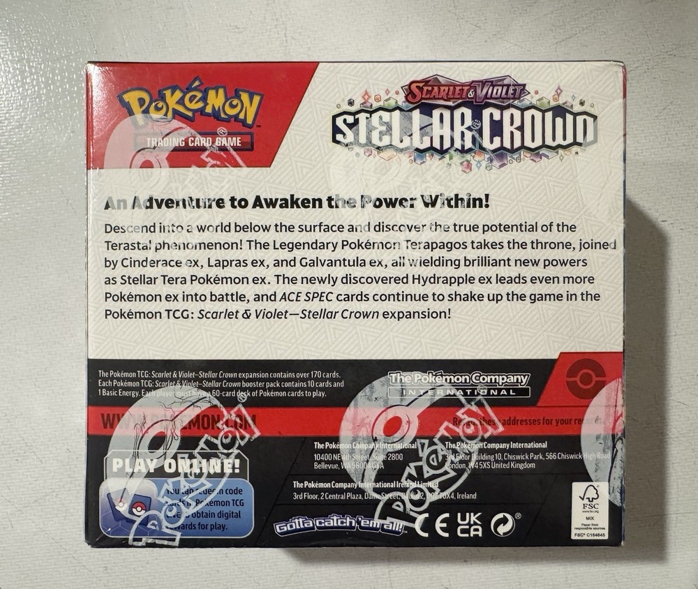 Stellar Crown Booster Box NEW AND SEALED
