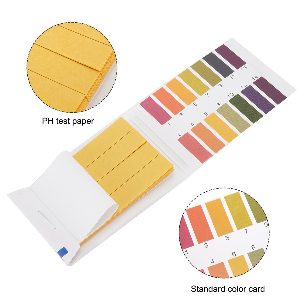 PH Indicator Test Strips Paper for Quick Acid Base Level Measurement Analysis