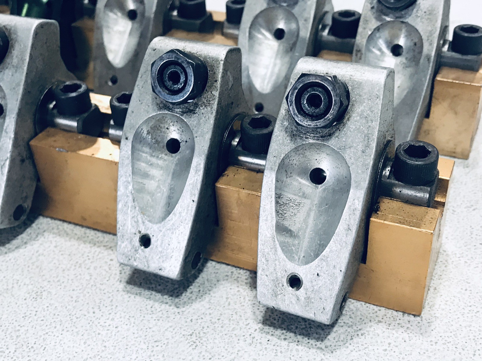 SBC 23 Degree Shaft Mount Rockers Dirt Late Model IMCA Race Car FREE SHIP