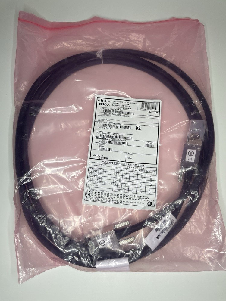 Cisco C9200 3M Type 4 Stacking Cable STACK-T4-3M