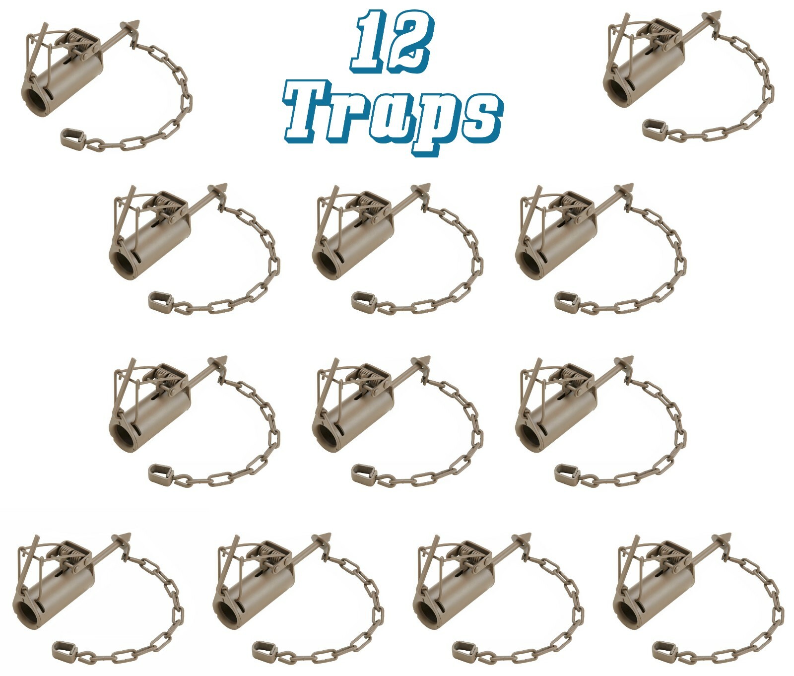 Duke Dog Proof Raccoon Trap - DP Traps - Great for Nuisance Coons - 12 Traps