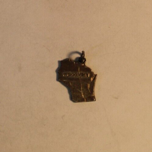 Sterling Silver WIsconsin State Charm