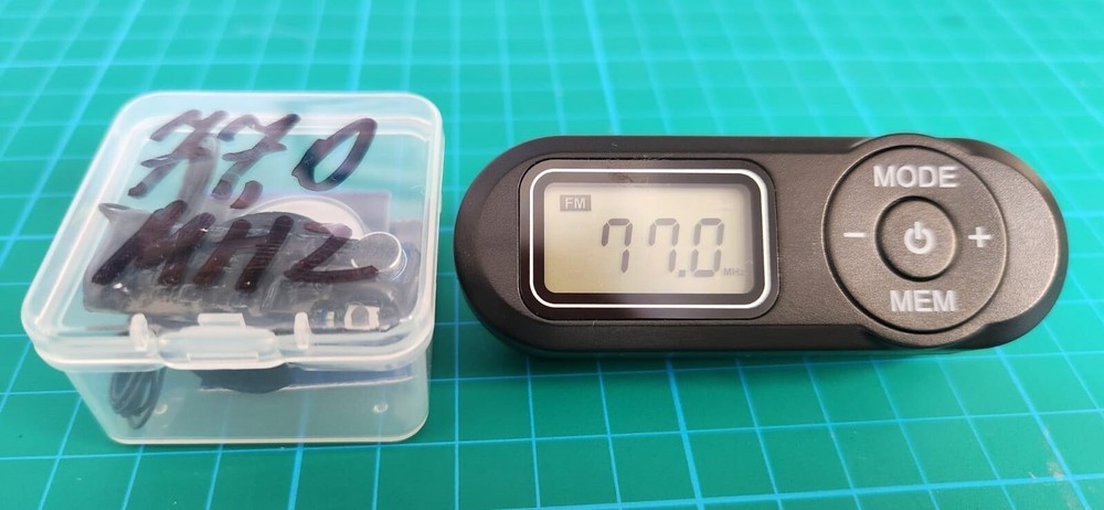 SET Micro Spy Bug operating outside FM broadcasting area & FM receiver