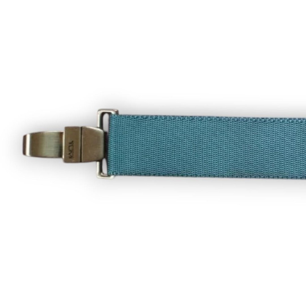Tumi Turquoise Nylon Shoulder Bag Adjustable Strap Used Stylish Utility