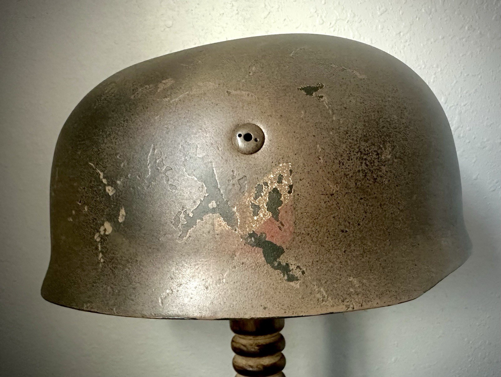 Vintage At The Front Fallschirmjäger M38 Tropical Camo Helmet/Size 71/Shell Only