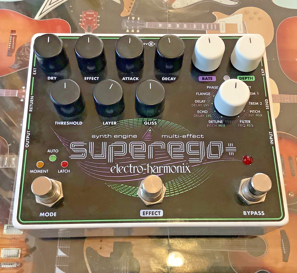 ELECTRO HARMONIX Super Ego+ *Synth Engine/Multi-effect for guitar/bass - exc.