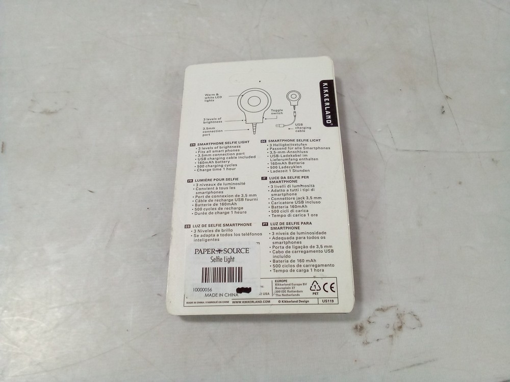 Kikkerland Smart Phone Selfie Light