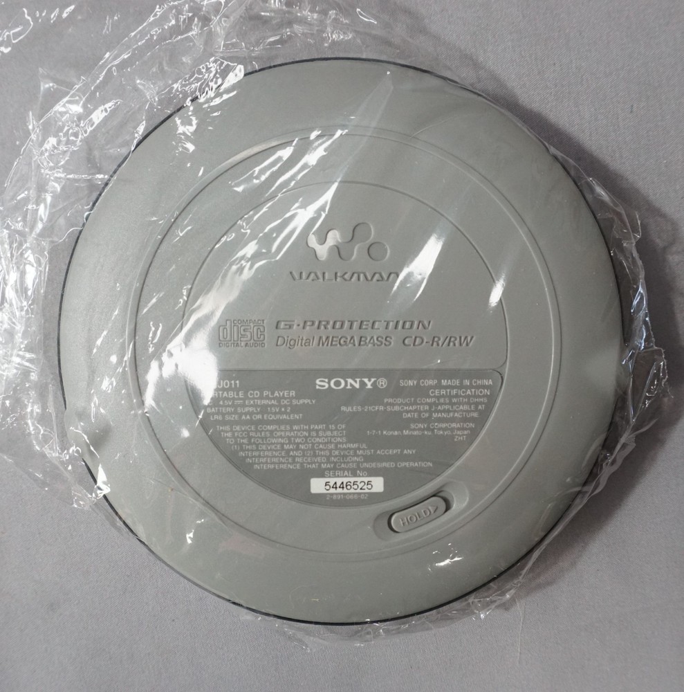 Sony D-EJ011 CD Walkman Portable CD Player Silver NEW Open Box Sealed Unit