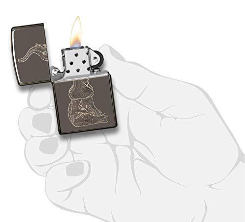 Zippo Zentangle Elephant Pocket Lighter