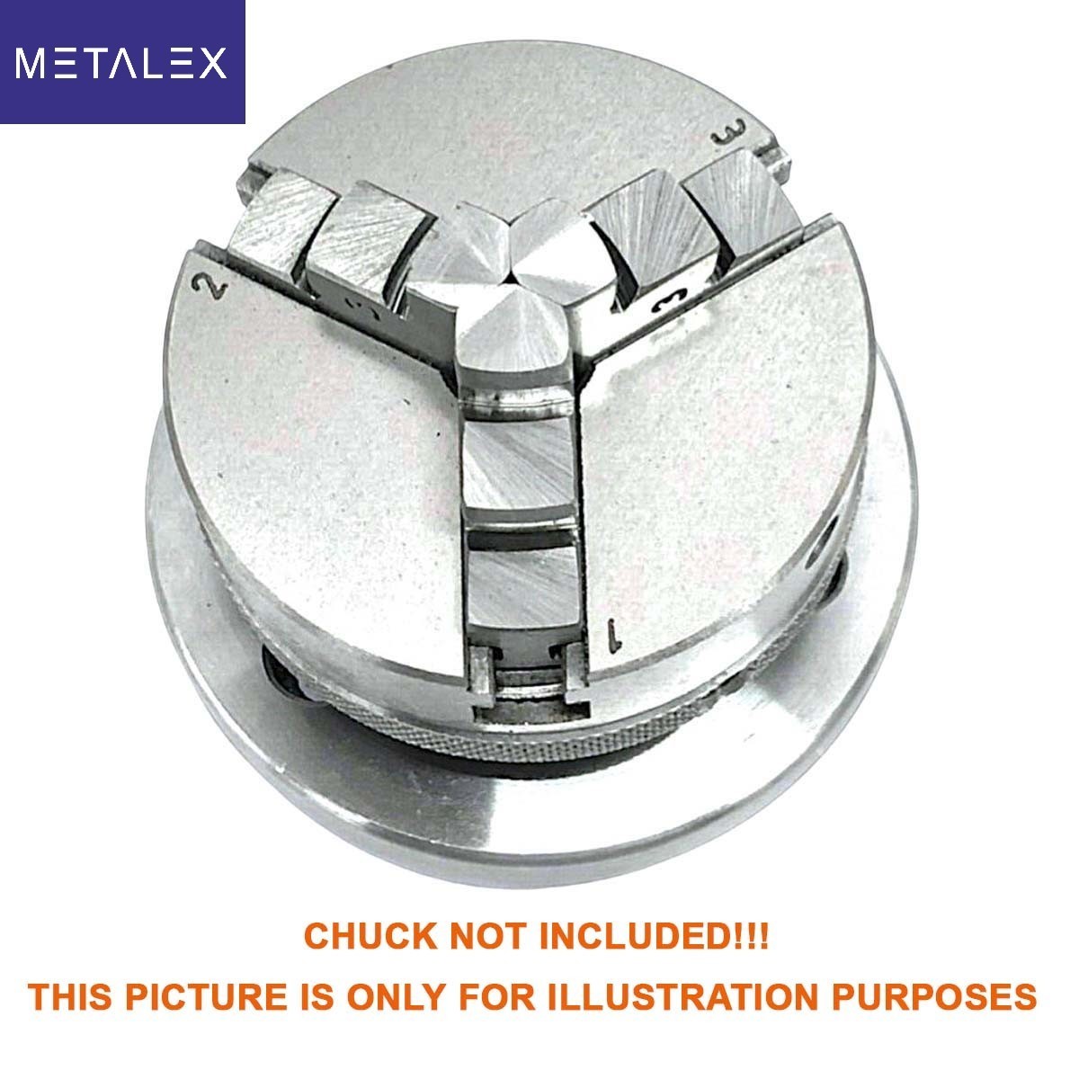 80 mm Rotary Table Backplate For 50 Or 65 mm Self Centering Mini Lathe Chuck