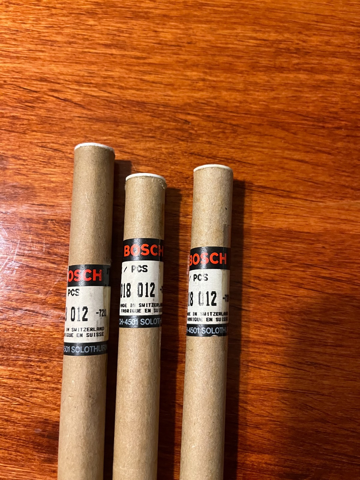 (2)-New Bosch 2607018012 12" Foam Rubber Cutter Blades -NIP