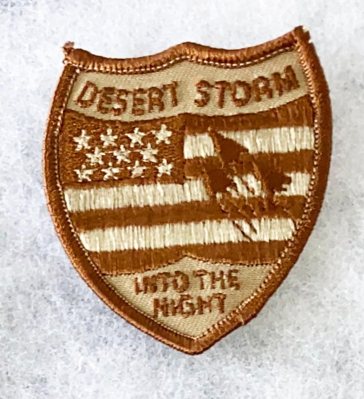 Operation Desert Storm INTO THE NIGHT Squadron Patch