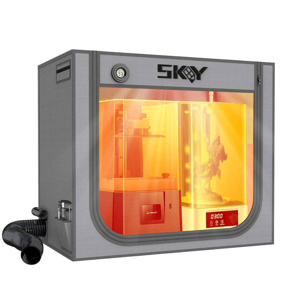 Double Space Resin 3D Enclosure with Ventilation Kit LED Light, 3D Printer Vente