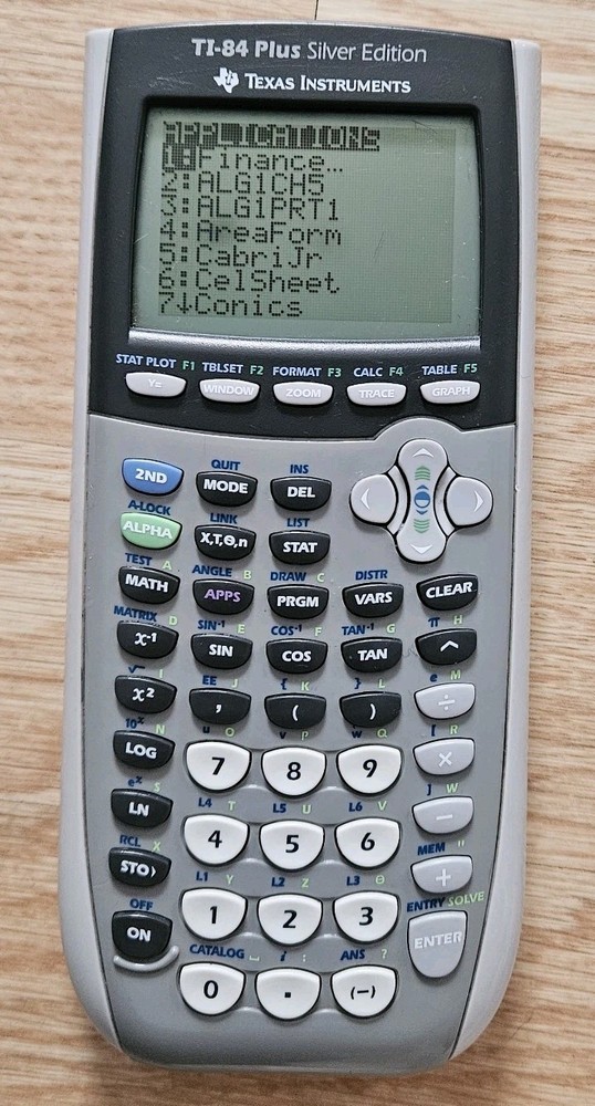 Texas Instruments TI‑84 Plus Silver Edition Graphing Calculator - Tested Working
