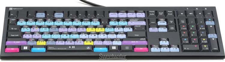 LogicKeyboard ASTRA2 Backlit Keyboard for DaVinci Resolve - Windows