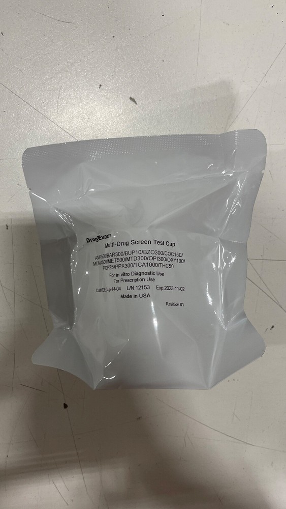 DrugExam Multi Drug Screen Test Cups- 5 Pack