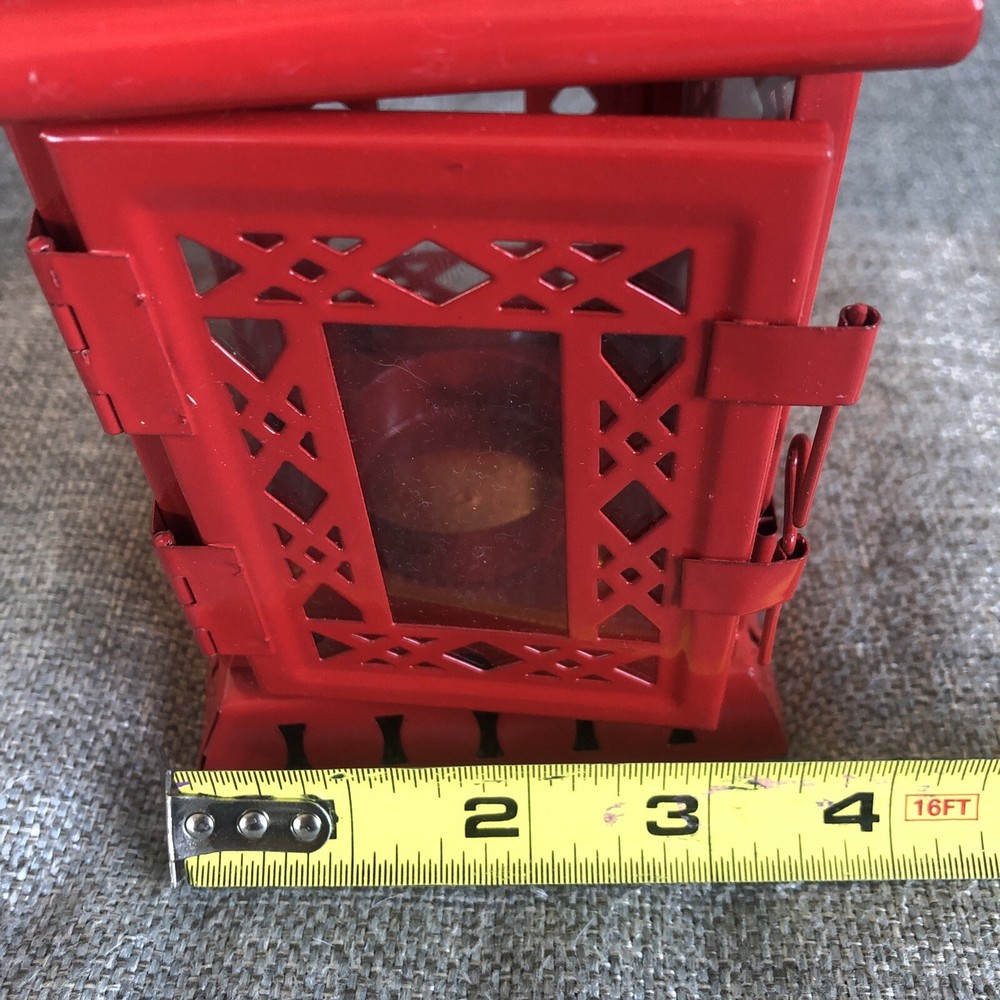Everlasting Glow Indoor/Outdoor Red Lantern