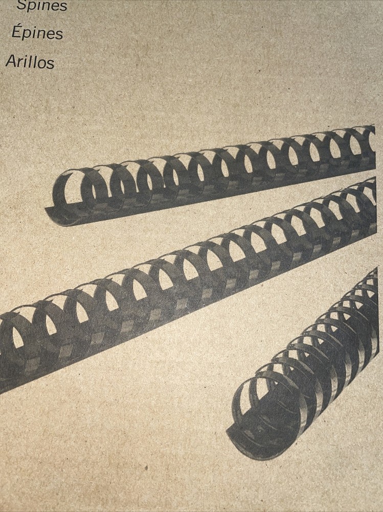 Combbind Standard Spines, 3/4" Diameter, 160 Sheet Capacity, Black, 100/Box
