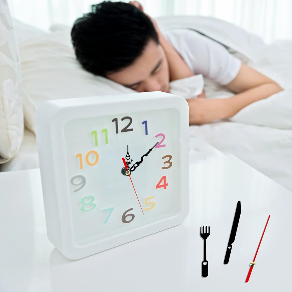 5Pcs High Torque Quartz Clock Movement Mechanism Replacement Clock Kit with 12 D