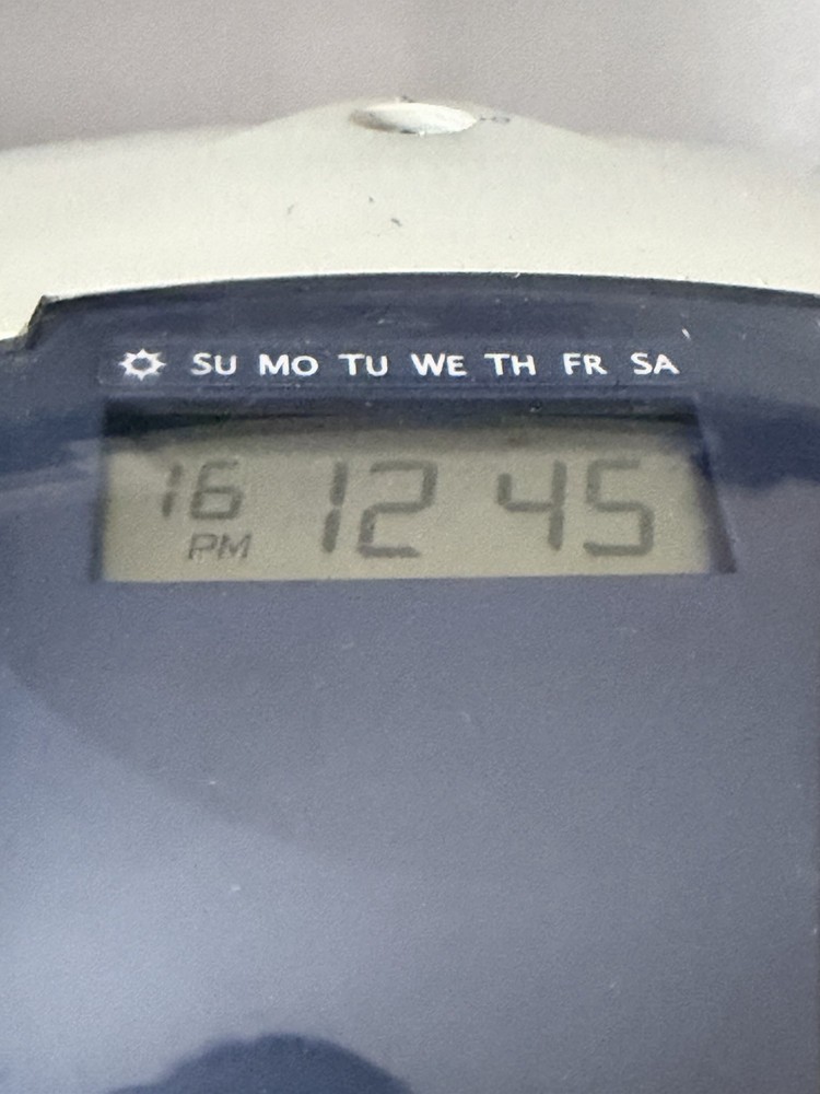 Lathem 5000E Plus Electronic Time Clock Punch Clock TESTED Works No Key