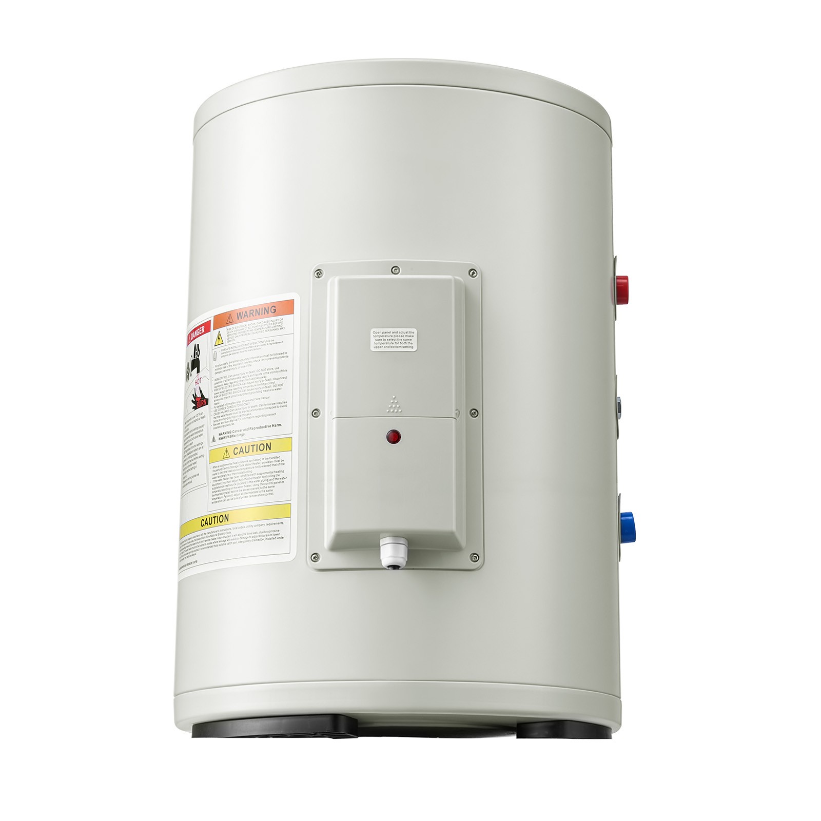 Uimoso 12-Gallon Electric Water Heater, 1600W, 120V, Point-of-Use with T&P Valve