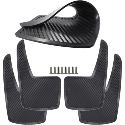 Car Mud Flaps, AUTOXBERT 4Pcs Universal Rubber Mudflaps Splash Guards