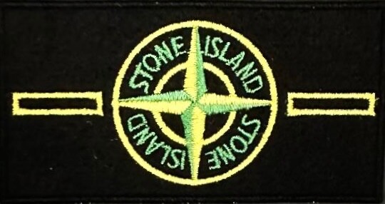STONE ISLAND IRON-ON EMBROIDERED PATCH...NOT EASILY FOUND...