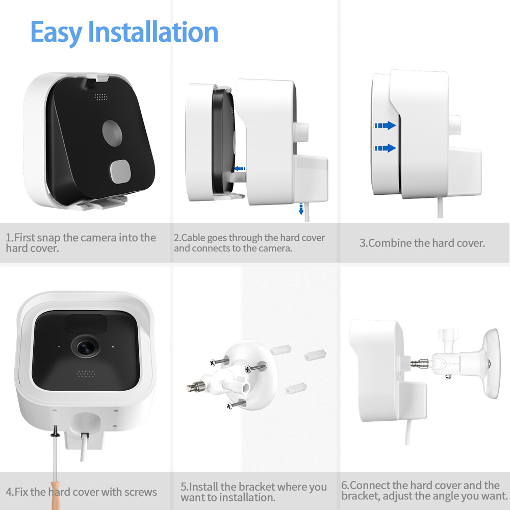 Wall Mount Bracket Protective Case for All-new Blink Outdoor Blink Sync Module 2