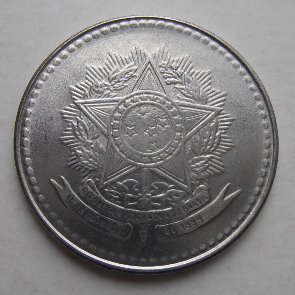 BRAZIL 10 CRUZADOS 1988