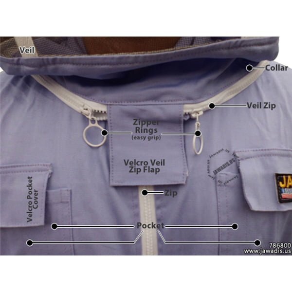 Purple Beekeeper Suit Large - Sting-Proof, Protective Gear