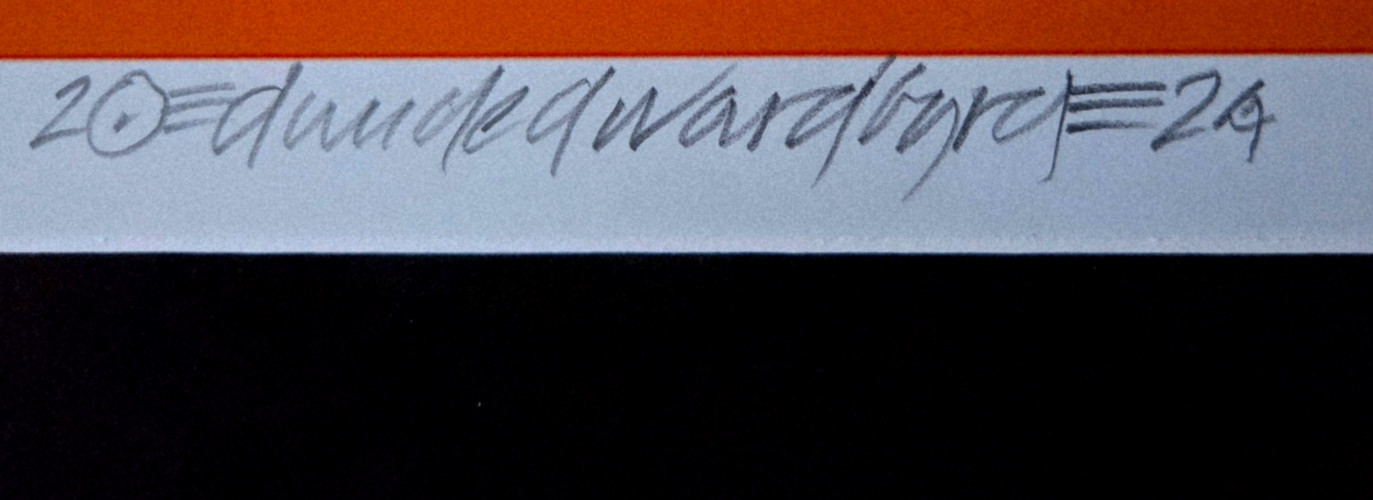 MINT & Hand SIGNED 1968 Hendrix David Byrd Artist Edition FE 7 AOR 2.90 Poster