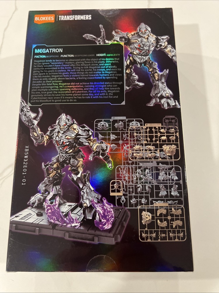 Transformers Blokees Classic Class 10 Megatron Model Kit Action Figure New 75 pc