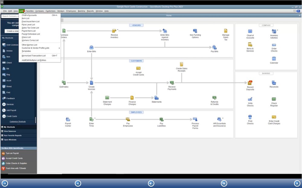 QUICKBOOKS PRO 2023 DELUXE Training Tutorial Course with Quick Reference Guide