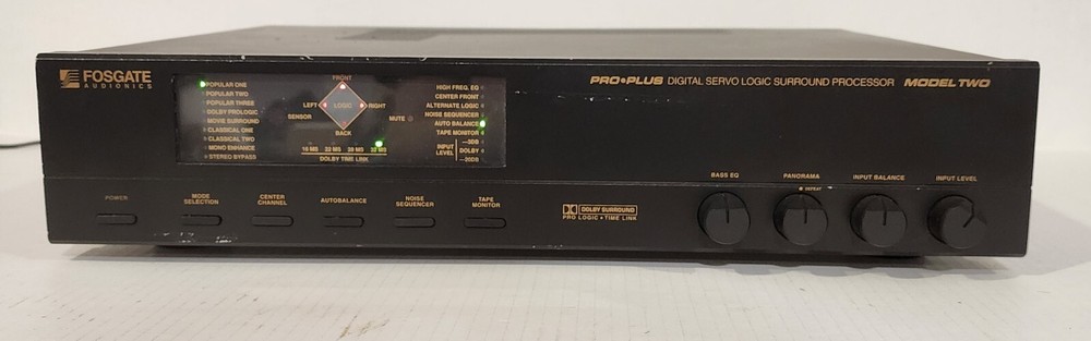 Fosgate Audionics Digital Servo Logic Surround Processor PRO + DSL TWO No Remote