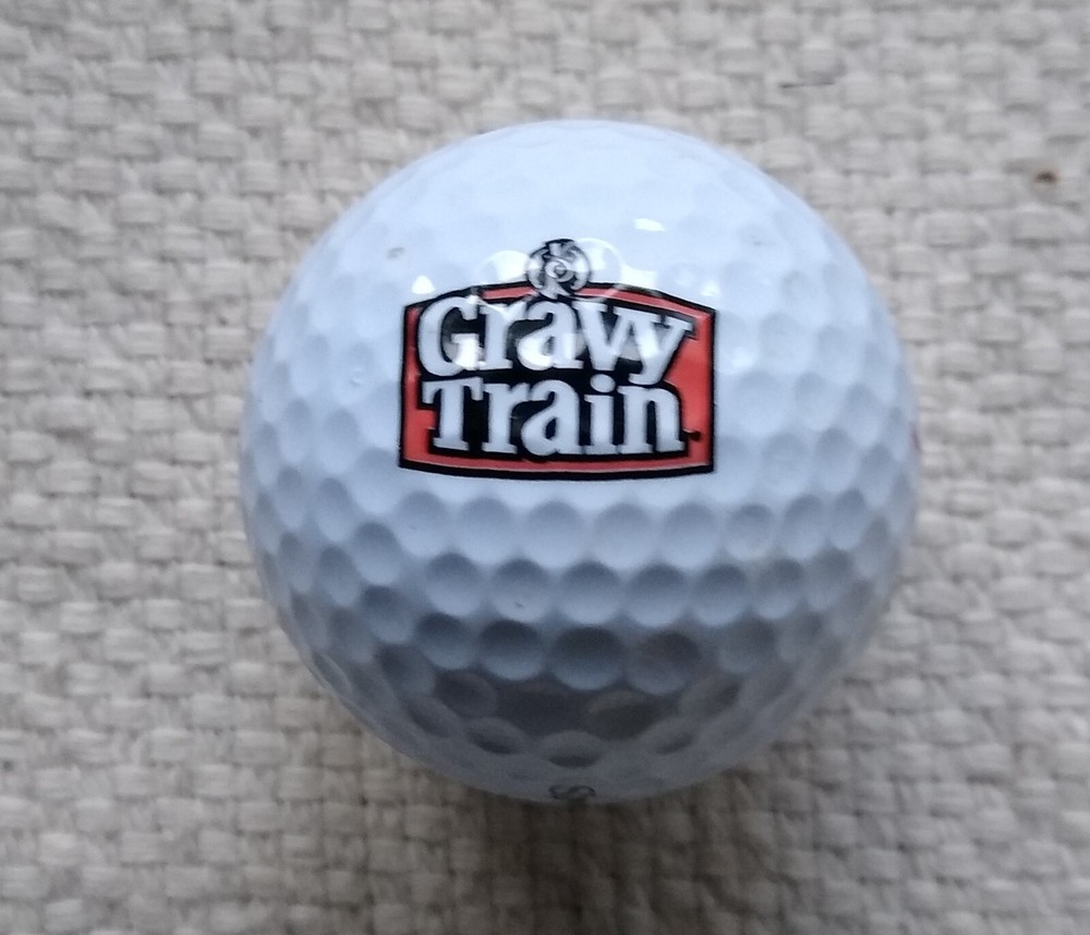 Gravy Train Logo Golf Ball