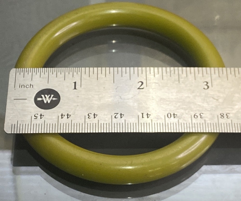 Green Bakelite Bangle Bracelet
