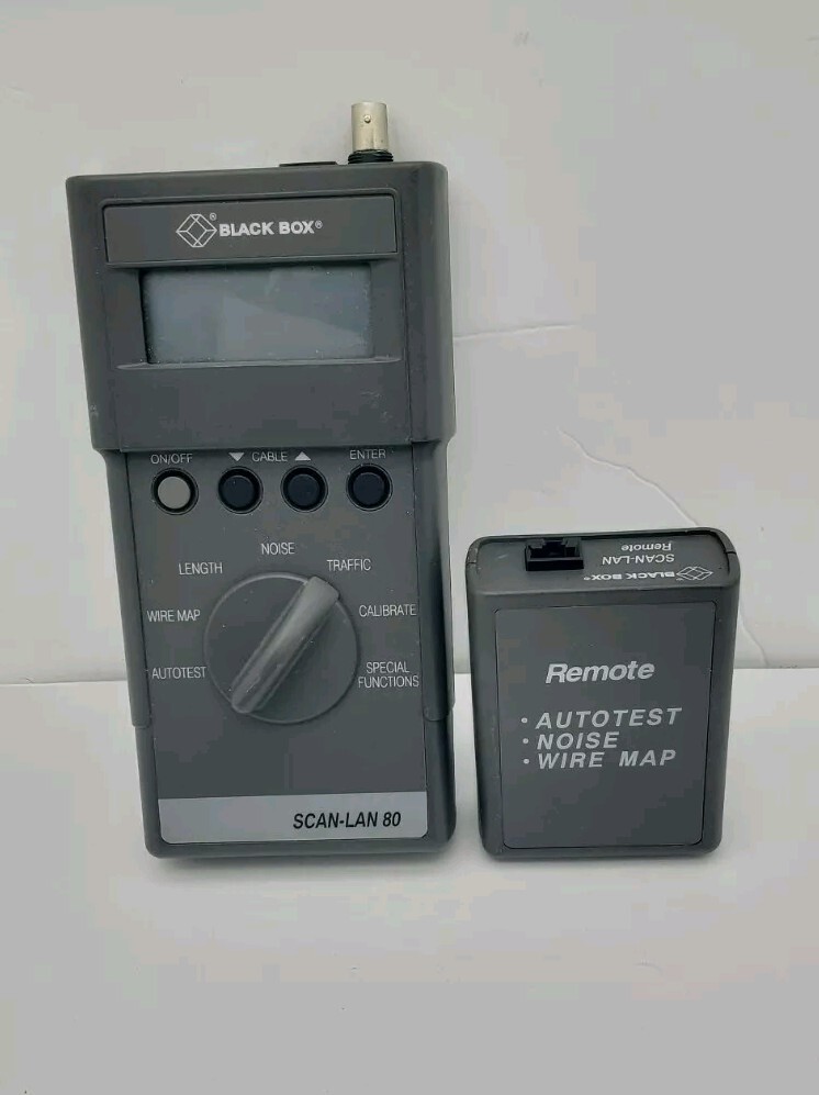 BLACK BOX SCAN-LAN 80 Cable Scanner And Remote Box