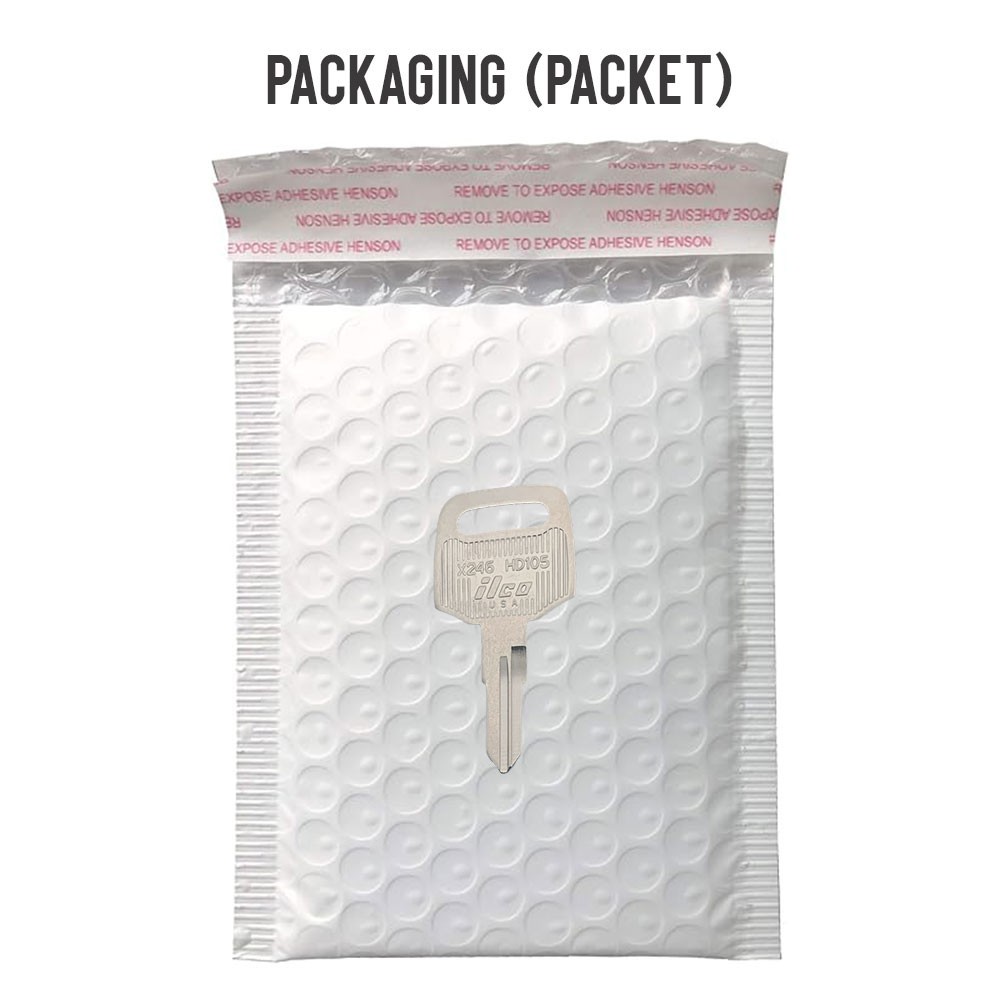 HD105 / X246 Key Blank Nickel