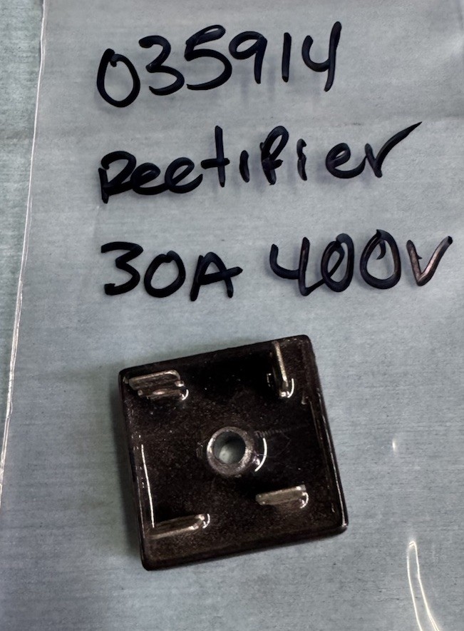 035914 Rectifier, Integ Bridge 30 AMP 400 Amp  - New Replacement Part