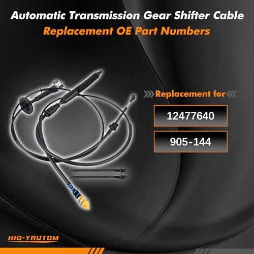 12477640 Automatic Transmission Gear Shifter Cable Compatible with Chevy