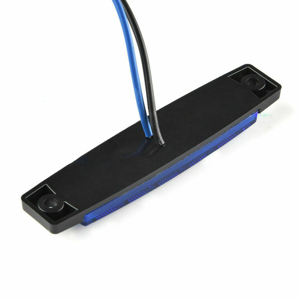 12 Pcs Marine Boat LED Deck Courtesy Lights Waterproof Blue Stern Transom Light