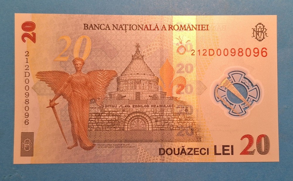 Romania 20 Lei 2021 - Polymer Banknote, UNC - Romanian beautiful note