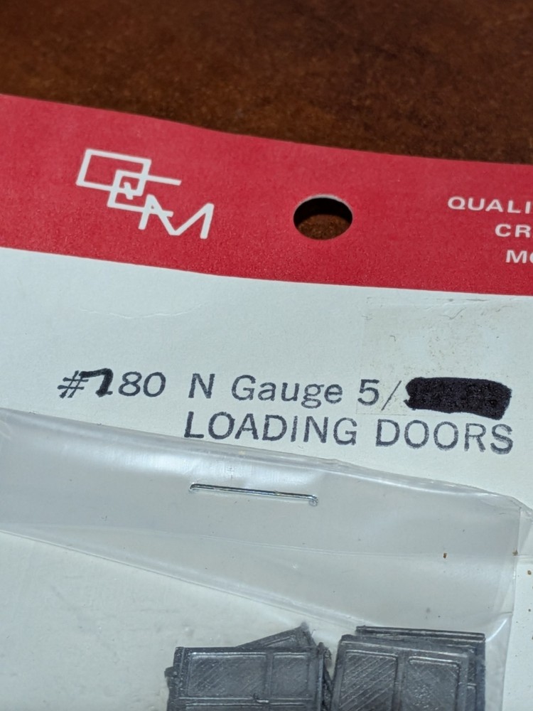 Quality Craft Models - N Scale - #780 - Loading Doors - NOS
