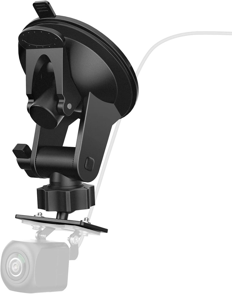 Adjustable Suction Mount for Dash Cams - Secure Rear Camera Holder for Vehicles