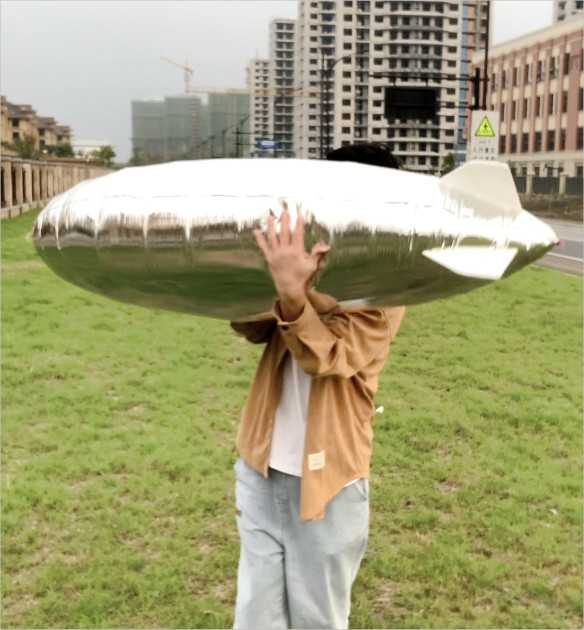 Zeppelin Airship Remote Control Airship Model Kirov Airship is Flyable w/Pattern