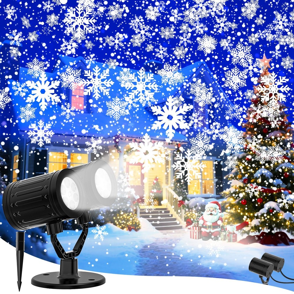 AKSDA Snowflake Christmas Projector Light