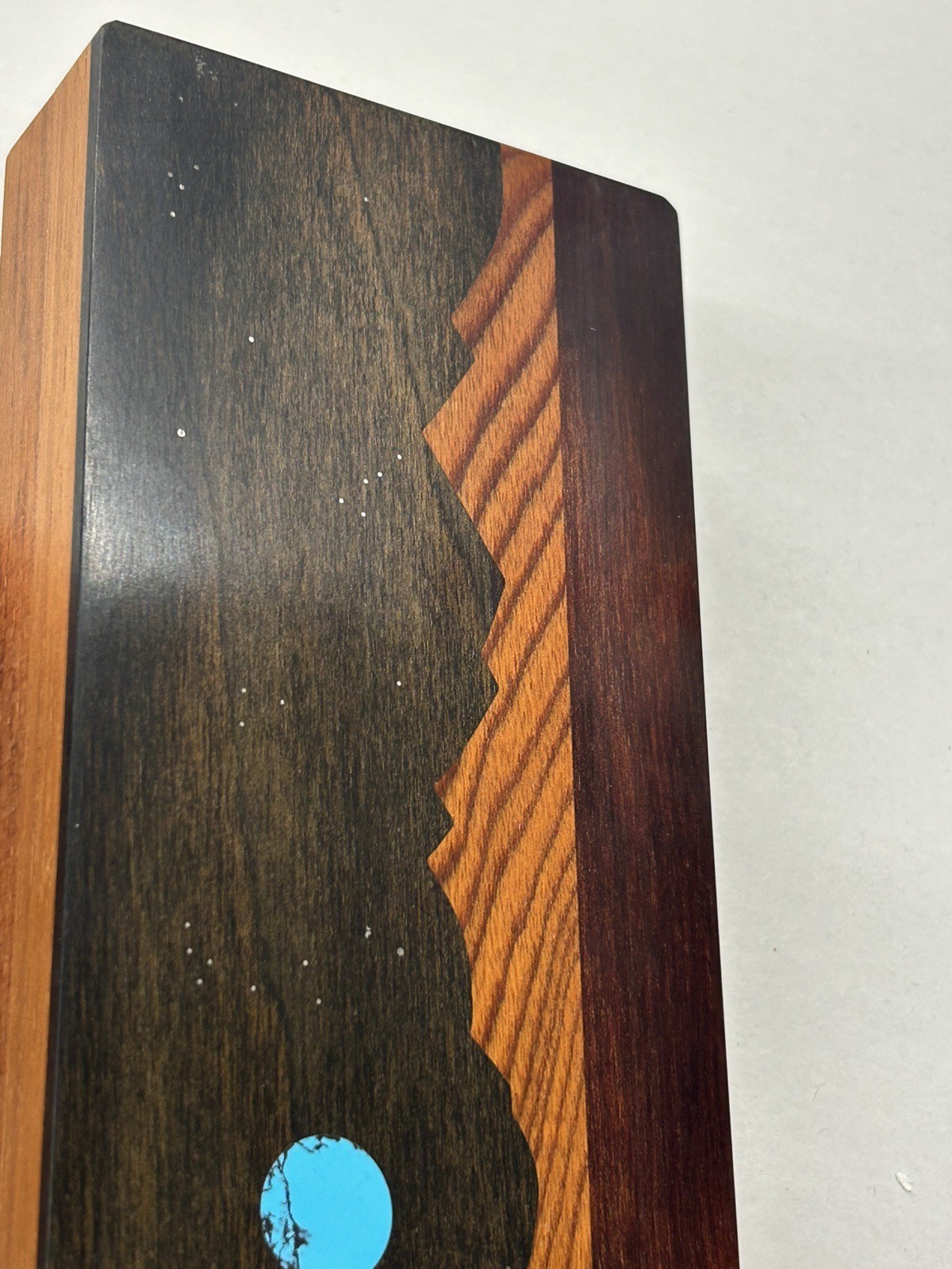 Steve Rosenblum For Levenger Handmade Night Sky Wood Box 9" x 3"